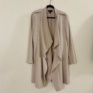 Halogen Light Tan Open Front Cardigan